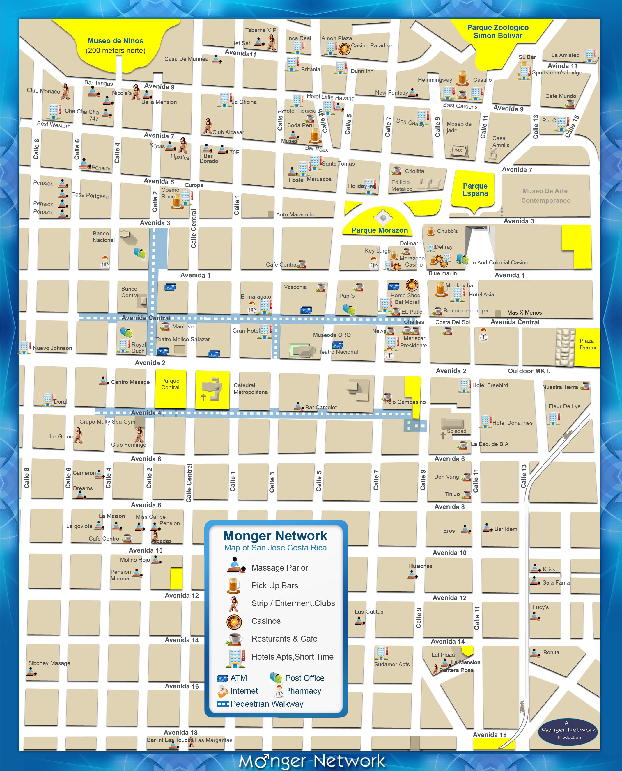 San Jose Strip Club Map