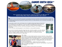 screenshot of Canoe Costa Rica. Come Paddle With Us