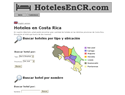 screenshot ofHotels in Costa Rica (Hoteles En CR .com)