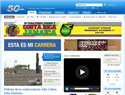 screenshot of Teletica, Noticias y Deportes en Costa Rica