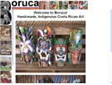 screenshot of Hand-made, Indigenous Costa Rican Art - Boruca