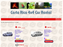 screenshot ofCosta Rica Rent a Car - 4x4 Car Rental