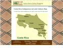 screenshot of Costa Rica Indigenous Art and Culture Map - GalerÃ­a Namu - Costa Rica