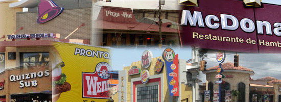 Fast Food in Costa Rica –  Junk Food & Poster Child for Ad Pollution