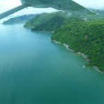About 20 miles north of Golfito