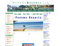 screenshot ofPANAMARESORTS.COM - Resorts in Panama